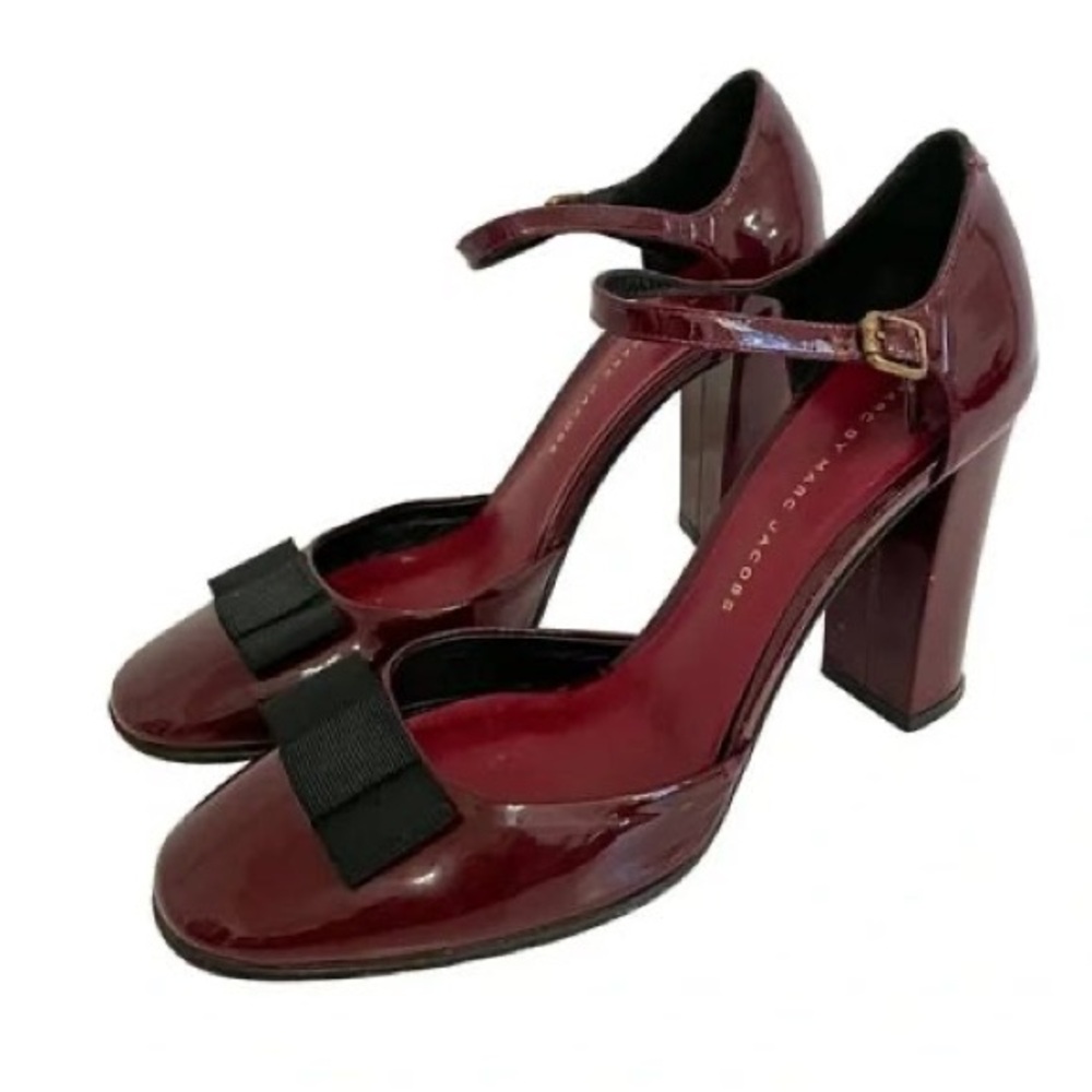 $330 MARC JACOBS Mary Jane Patent Leather Heels, Women’s 37.5 / 6.5